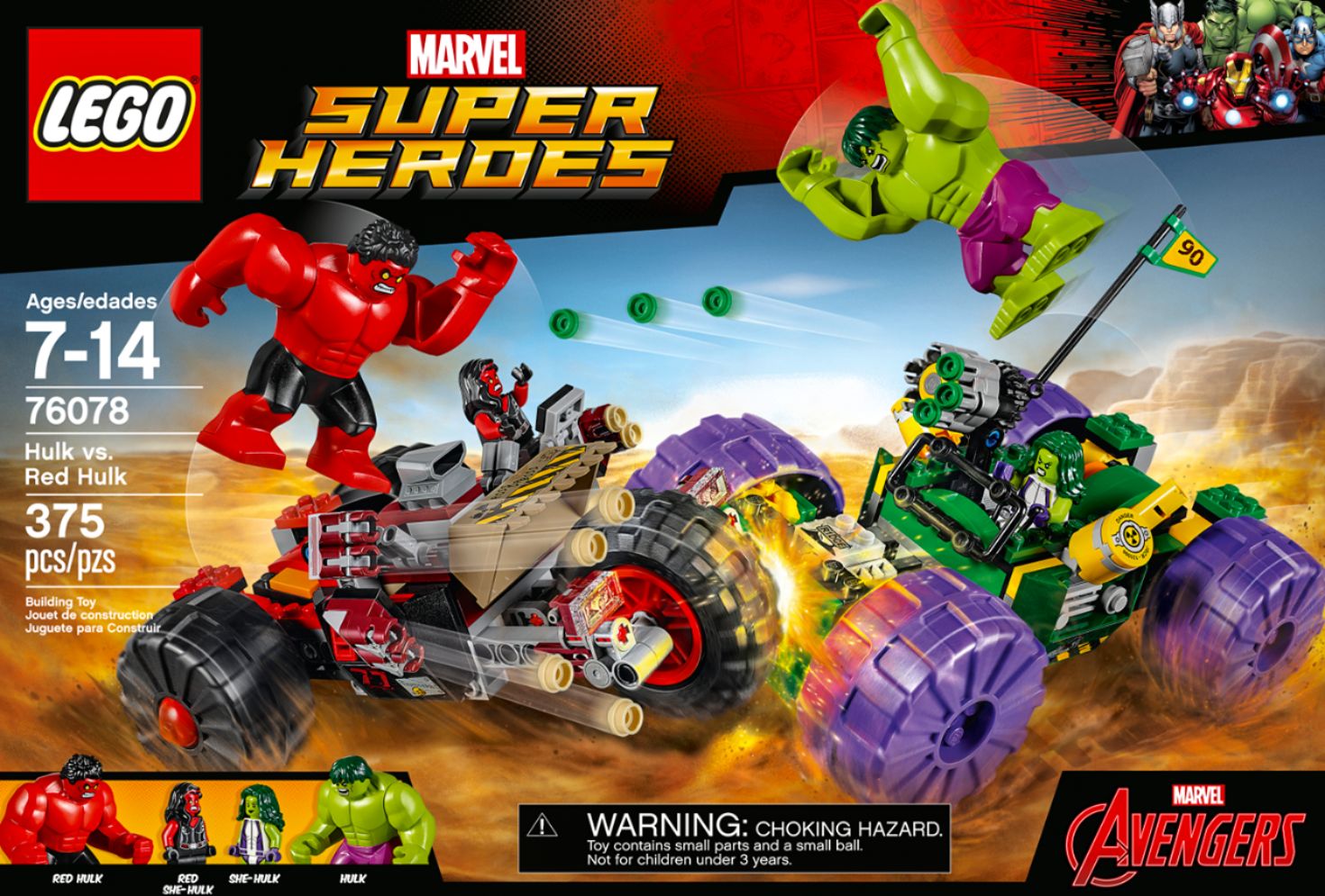 Best Buy: LEGO Marvel Super Heroes: Hulk vs. Red Hulk Multi colored 6175493