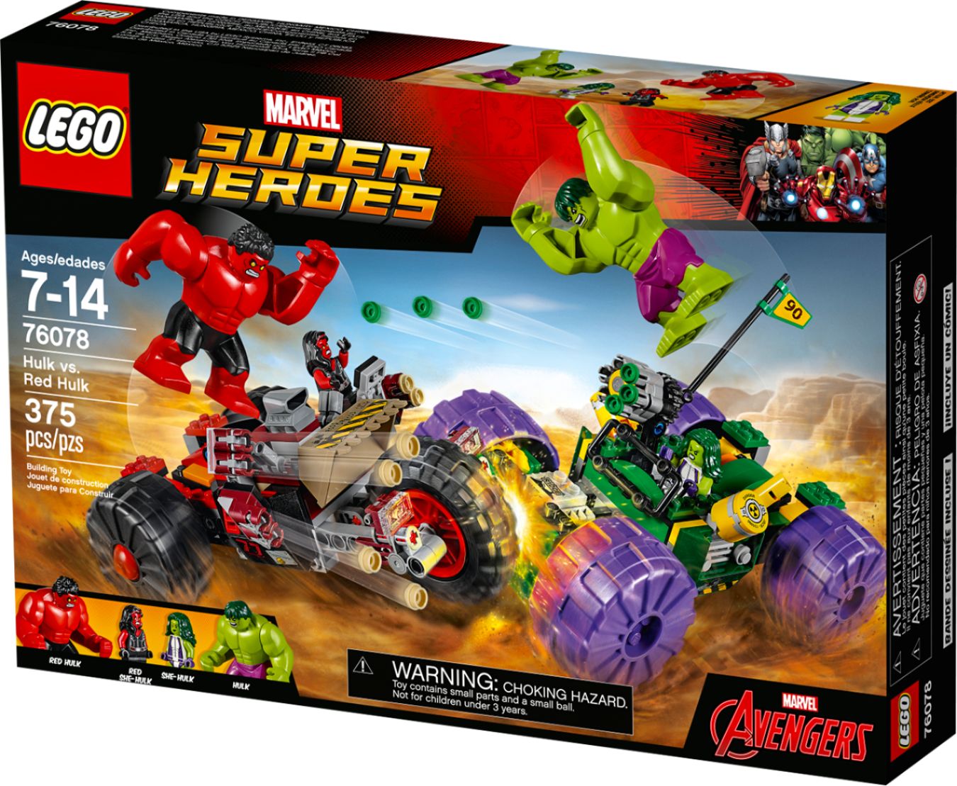 præmie Bliv ved det er smukt Best Buy: LEGO Marvel Super Heroes: Hulk vs. Red Hulk Multi colored 6175493