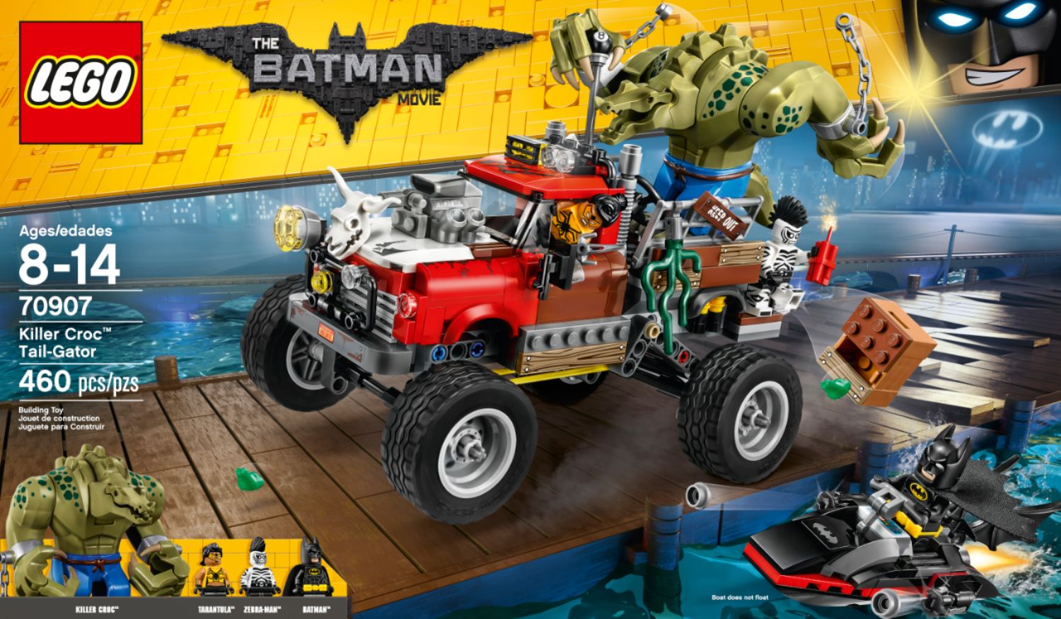 LEGO THE LEGO BATMAN MOVIE THE LEGO BATMAN MOVIE Killer Croc Tail