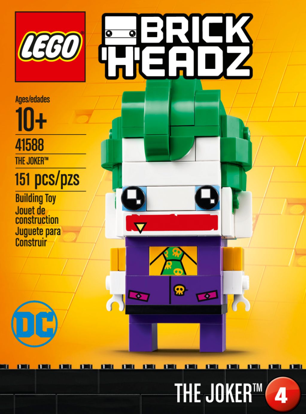 by mel Dem Best Buy: BrickHeadz The LEGO Batman Movie: The Joker 41588 Purple 6175562