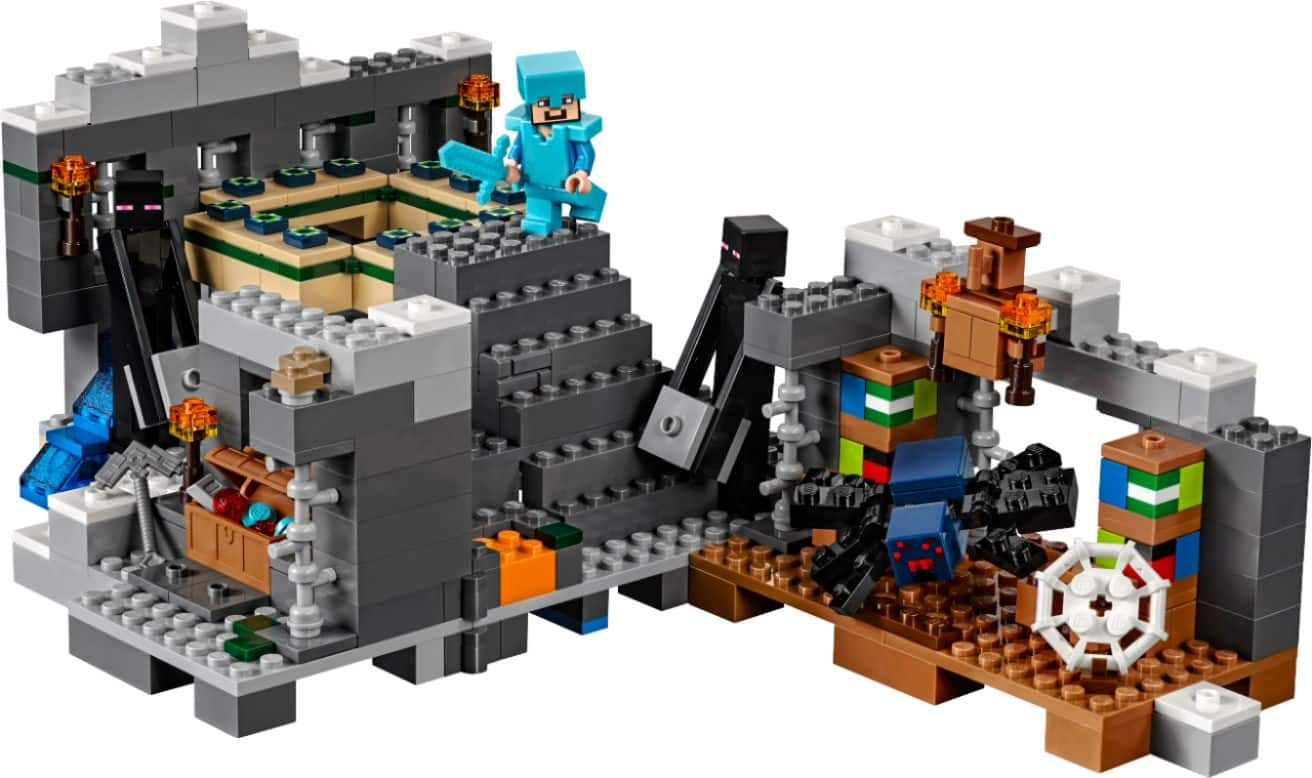 Lego minecraft discount portal al end