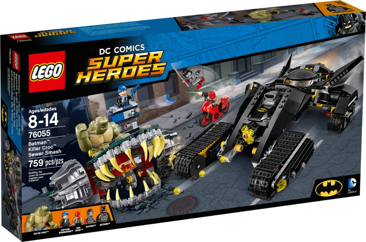 Best Buy LEGO DC Comics Super Heroes Batman Killer Croc Sewer Smash Multi colored 6137823