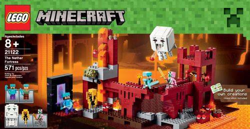 LEGO - Minecraft The Nether Fortress - Multi colored - Larger Front