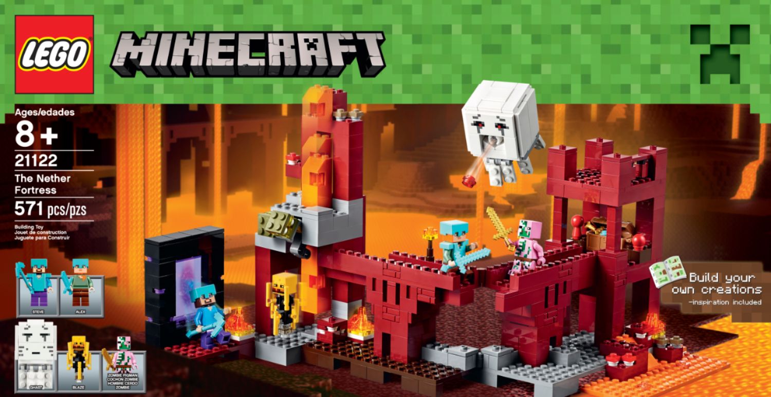 Best Buy Lego Minecraft The Nether Fortress Multi Colored