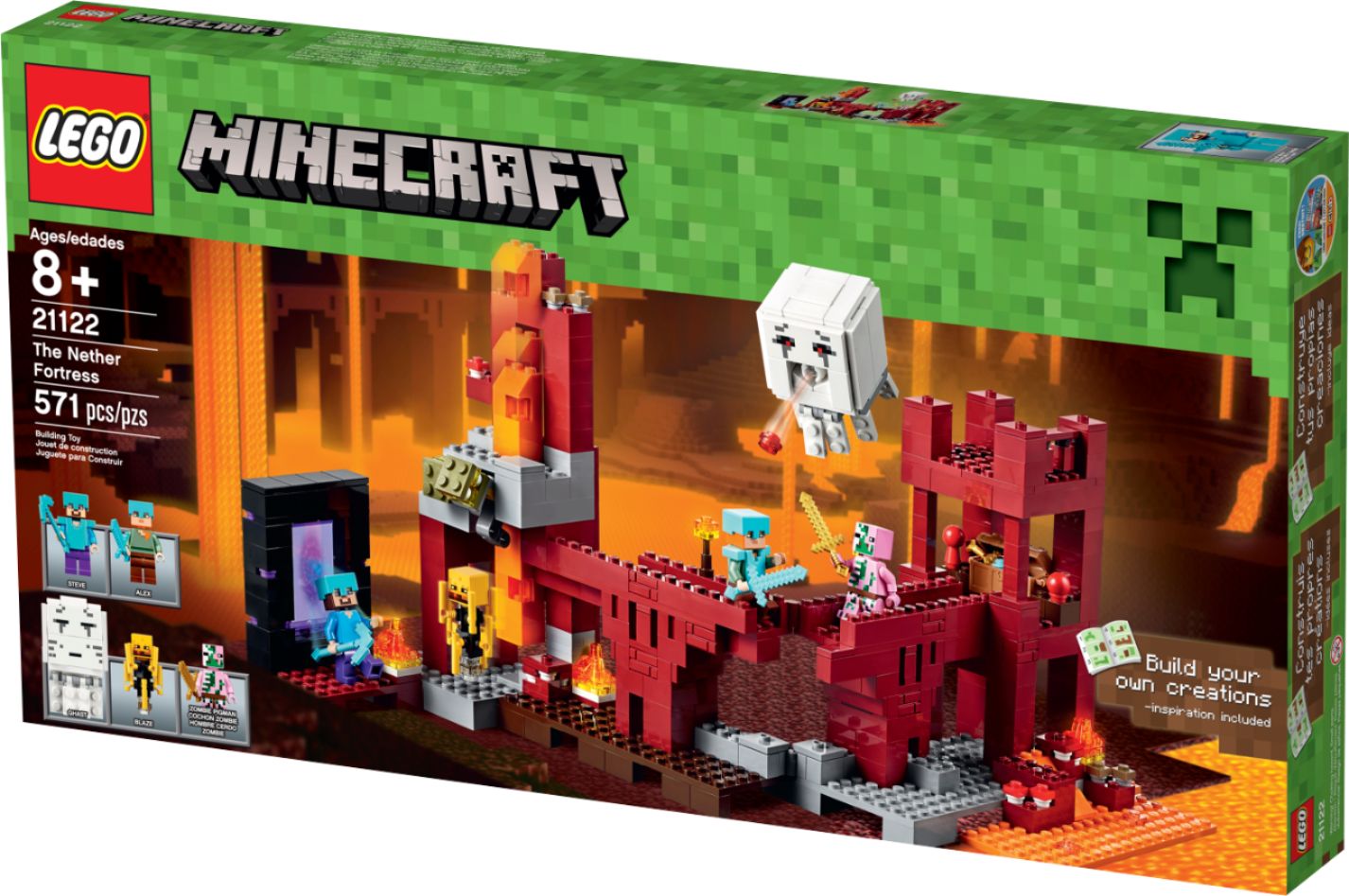 Best Buy Lego Minecraft The Nether Fortress Multi Colored