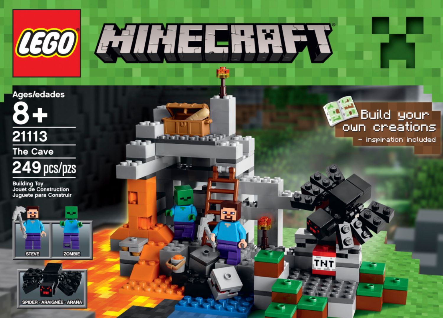 lego minecraft the cave building set