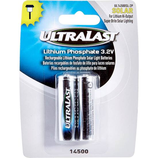 Ultralast Rechargeable Aa Batteries 2 Pack Ul14500sl 2p Best Buy