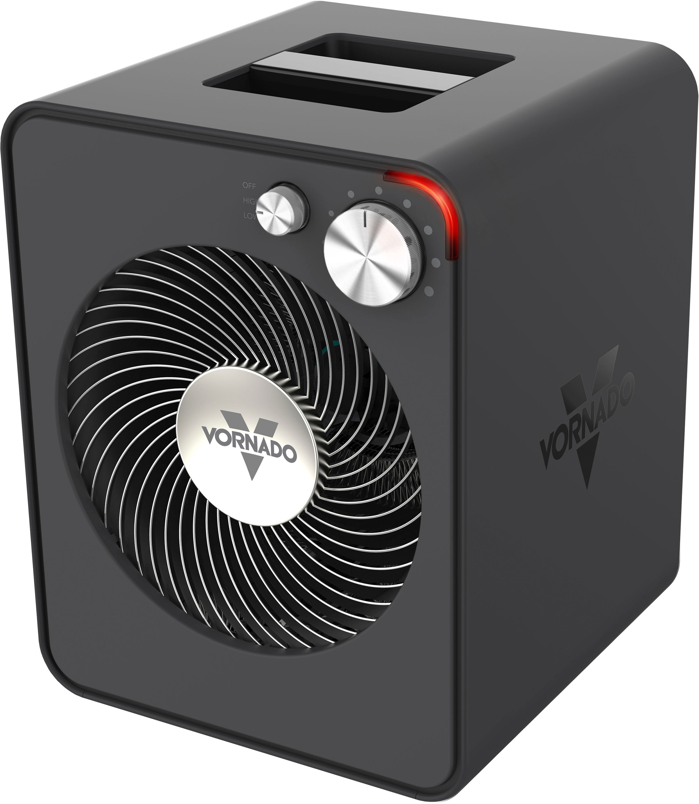 Angle View: Vornado - VMH300 Whole Room Portable Space Heater - Storm Gray