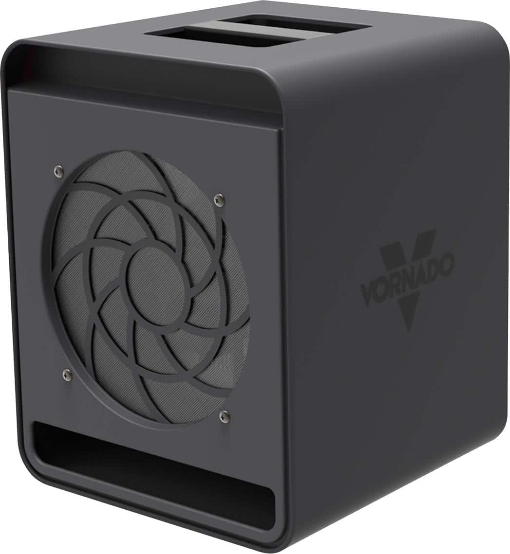Angle. Vornado - VMH300 Whole Room Portable Space Heater - Storm Gray.