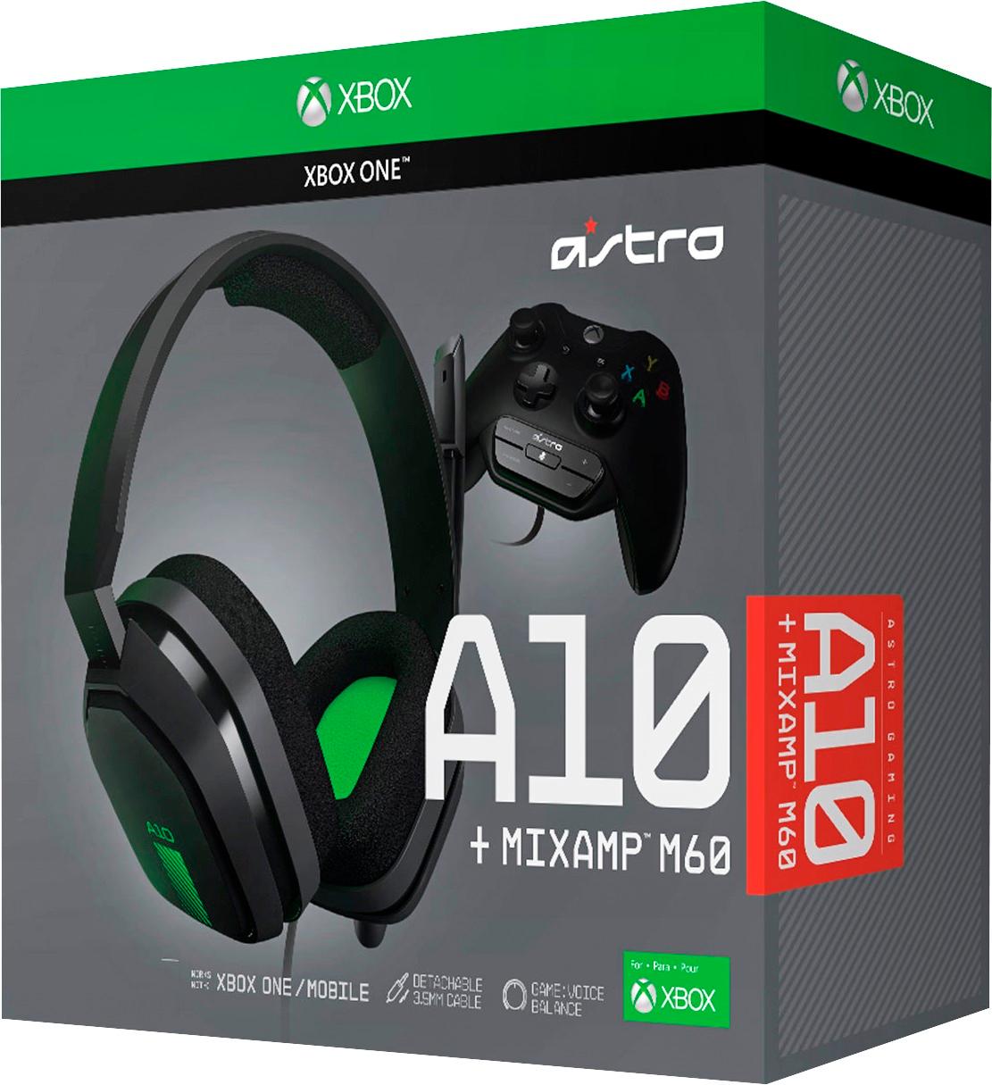 Best Buy Astro Gaming A10 Wired Stereo Gaming Headset With Mixamp M60 For Xbox One Green Black