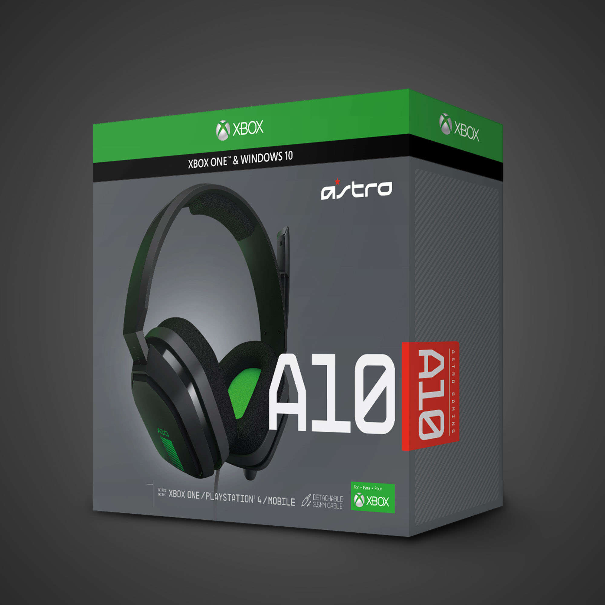 Astro Gaming A10 Wired Stereo Gaming Headset For Xbox Series X S Xbox One With Flip To Mute Mic Black Green 939 Best Buy
