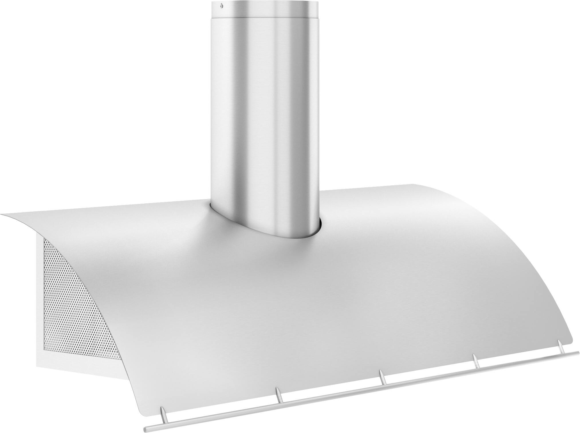 Left. Zephyr - Okeanito 48 in. Shell Only Wall Mount Range Hood with LED Lights - Stainless Steel.