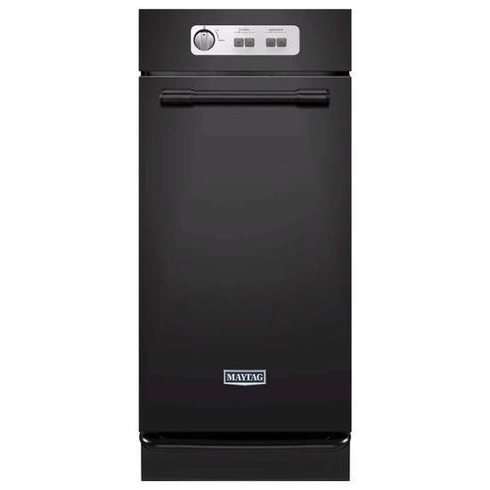 Maytag 1 4 Cu Ft Built In Trash Compactor Black Mtuc7500afb Best Ft Built In Trash Compactor Black Front Zoom