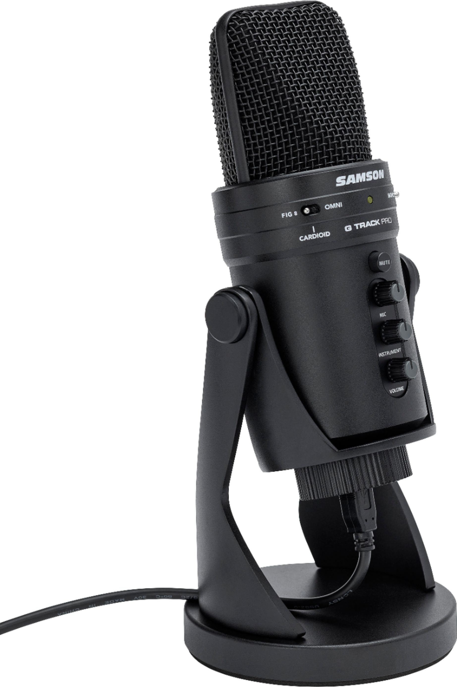 Angle View: Samson - G-Track Pro USB Microphone