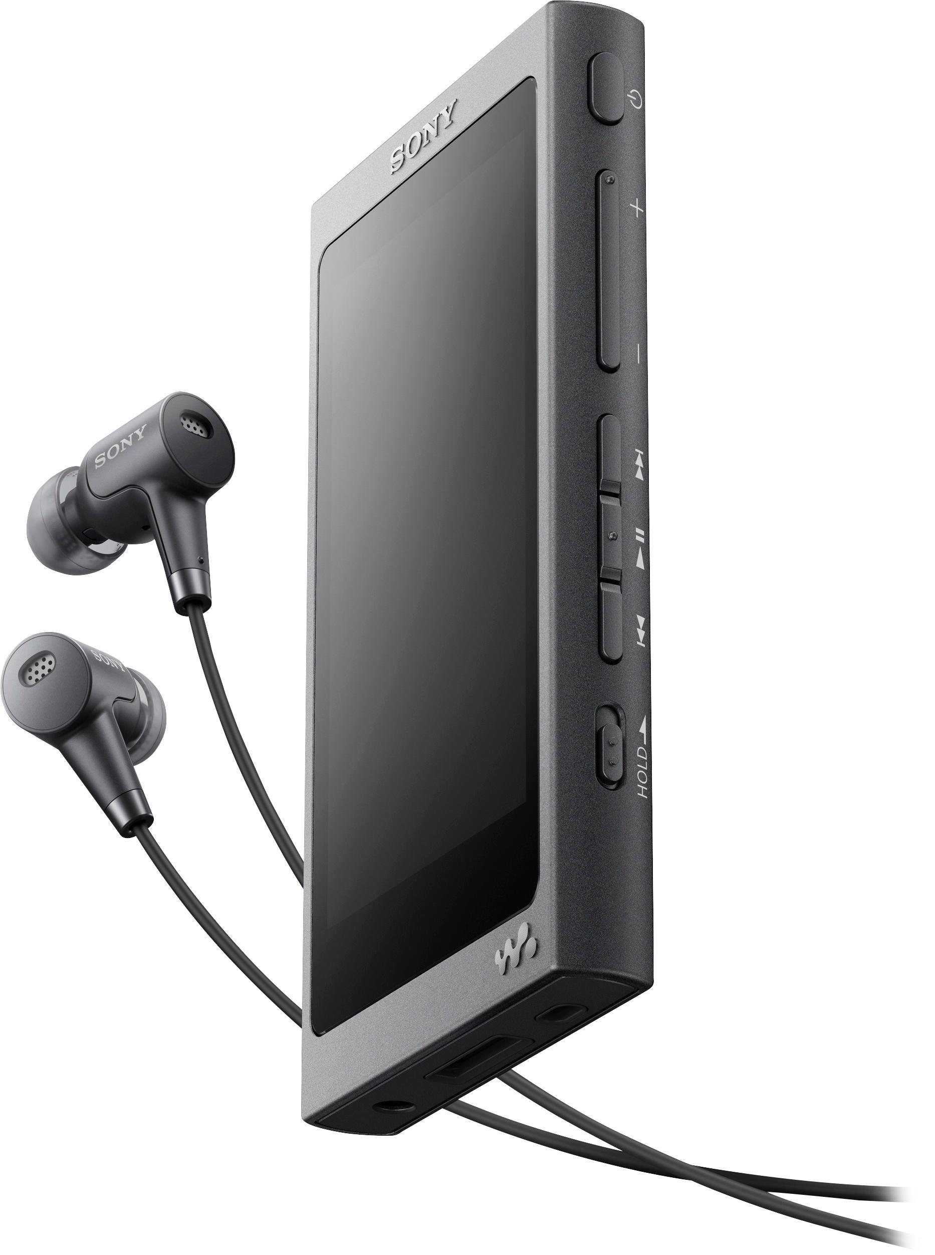 Best Buy: Sony Walkman NW-A35 Hi-Res 16GB* MP3 Player Charcoal black NWA35/B