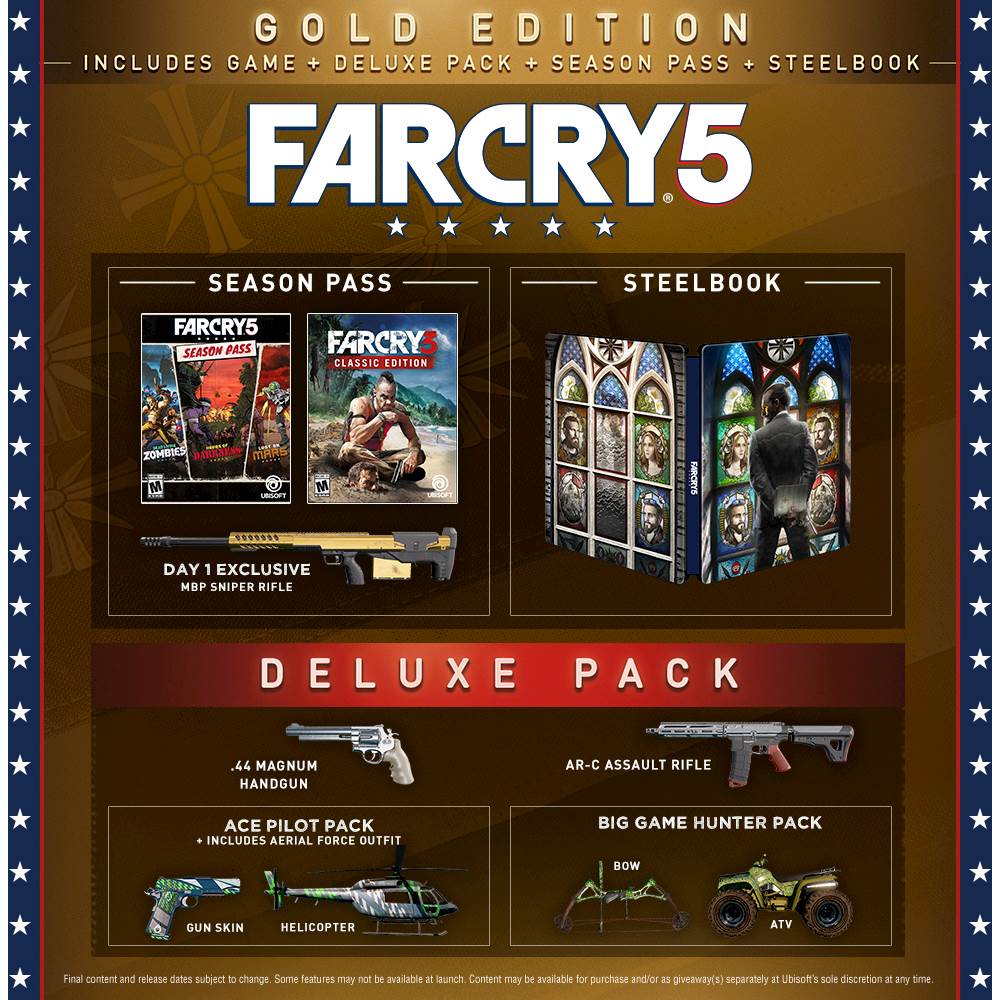 Far Cry 5 Gold Edition PlayStation 4 UBP30522104 - Best Buy