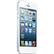 Front. Apple - Pre-Owned iPhone 5 4G LTE with 16GB Memory Cell Phone (Unlocked) - White & Silver.