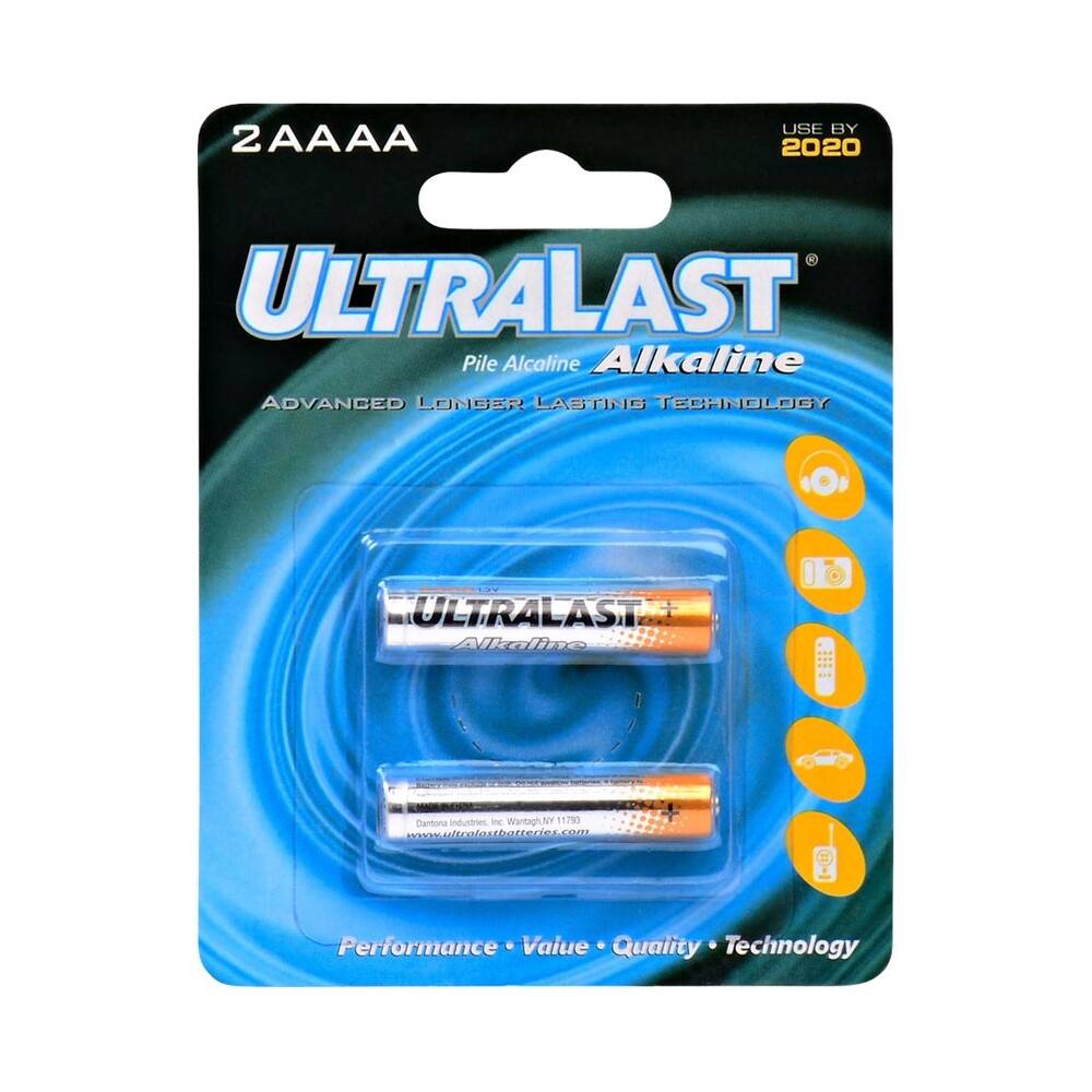 Best Buy: UltraLast Alkaline AAAA Batteries (2-Pack) UL2AAAA