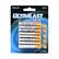 Front. UltraLast - AA Batteries (12-Pack) - Silver/orange.
