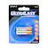 Front. UltraLast - Alkaline AAA Batteries (2-Pack) - Silver/gold.