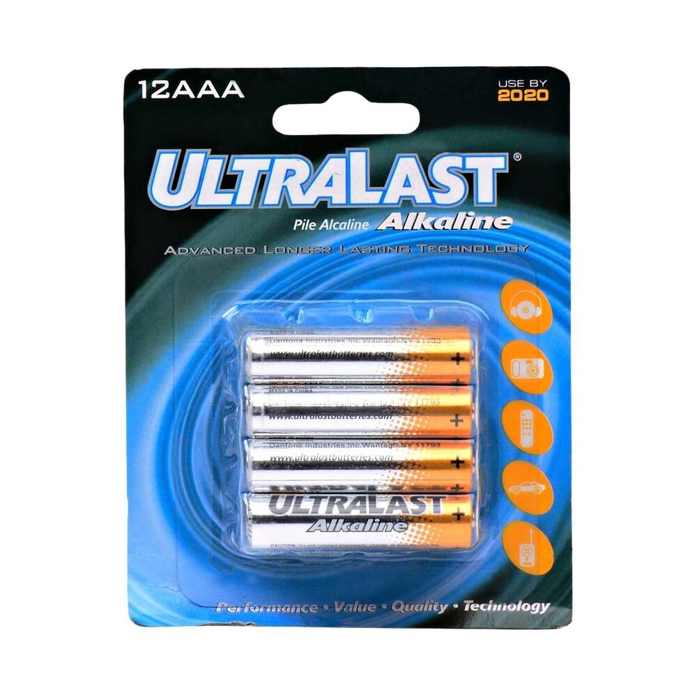 Best Buy: UltraLast AAA Batteries (12-Pack) ULA12AAA