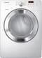 Samsung - 7.3 Cu. Ft. 9-Cycle Steam Electric Dryer - White-Front_Standard