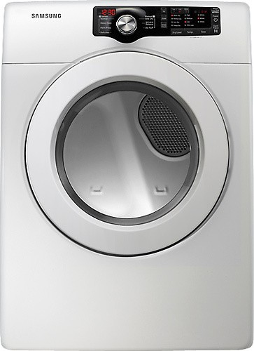  Samsung - 7.3 Cu. Ft. 7-Cycle Gas Dryer - White