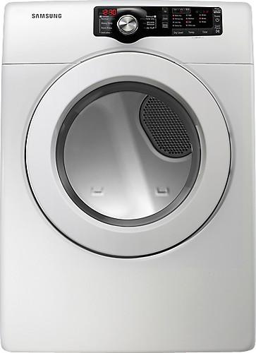  Samsung - 7.3 Cu. Ft. 7-Cycle Electric Dryer - White