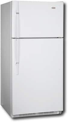 Angle Standard. Haier America - 18.2 Cu. Ft. Frost-Free Top-Mount Refrigerator - White.