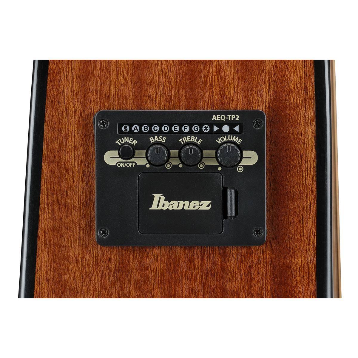 AEQ-TP2  
A B C D E F G #  
TUNER BASS TREBLE VOLUME  
ON/OFF  
Ibanez
