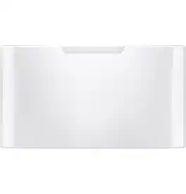 GE - 16” Laundry Pedestal with Storage Drawer for Select Washers and Dryers - White