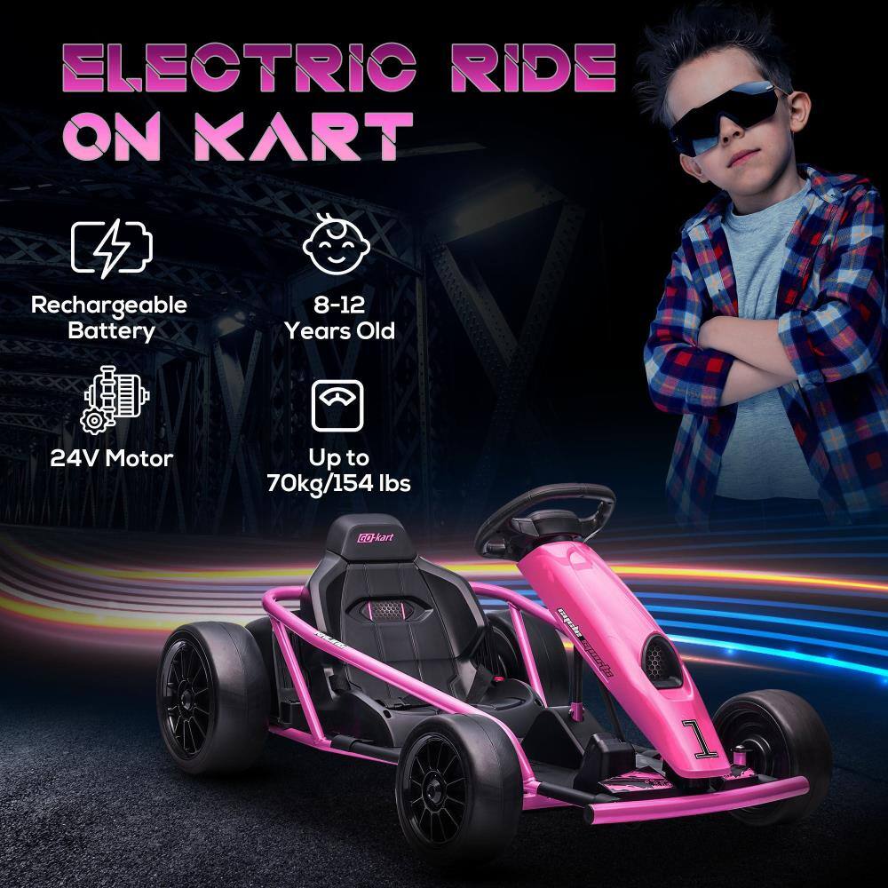 ELECTRIC RIDE ON KART

- Rechargeable Battery
- 8-12 Years Old
- 24V Motor
- Up to 70kg/154 lbs