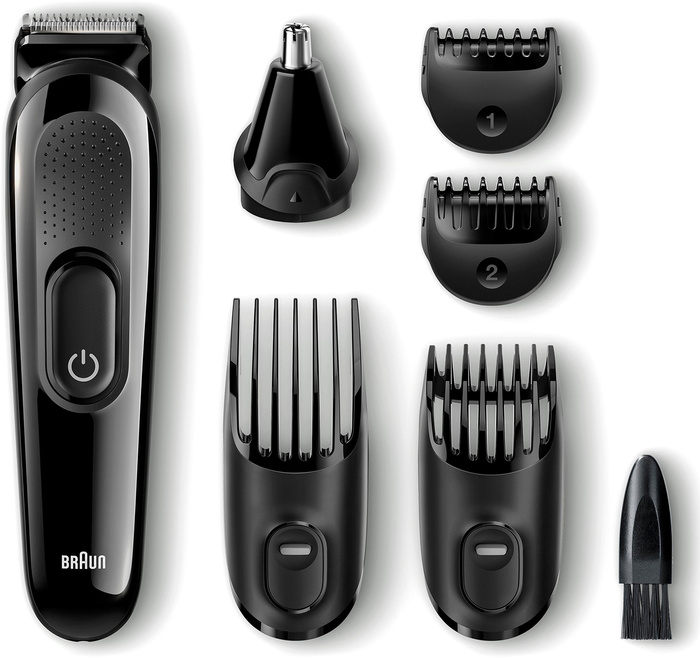 how to trim hair with braun trimmer