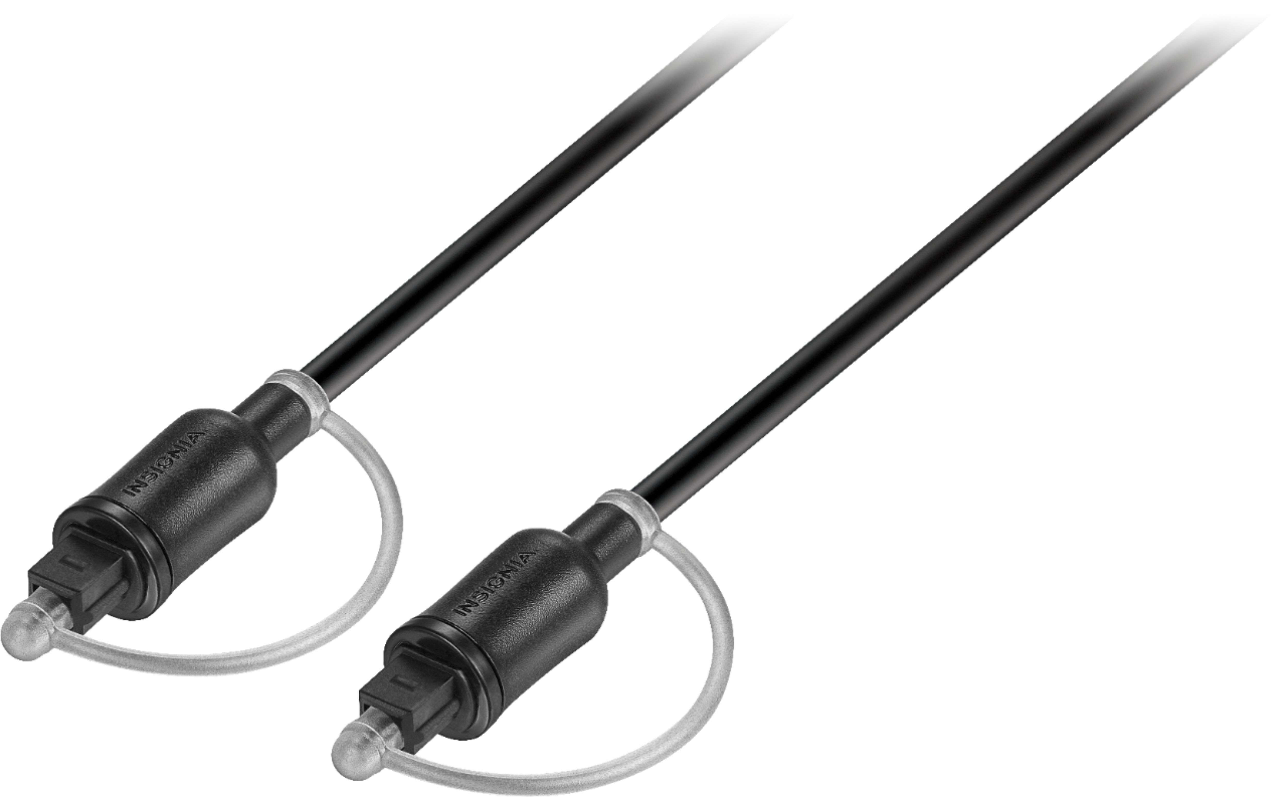 Angle View: Insignia™ - 6' Stereo Audio RCA Cable - Black