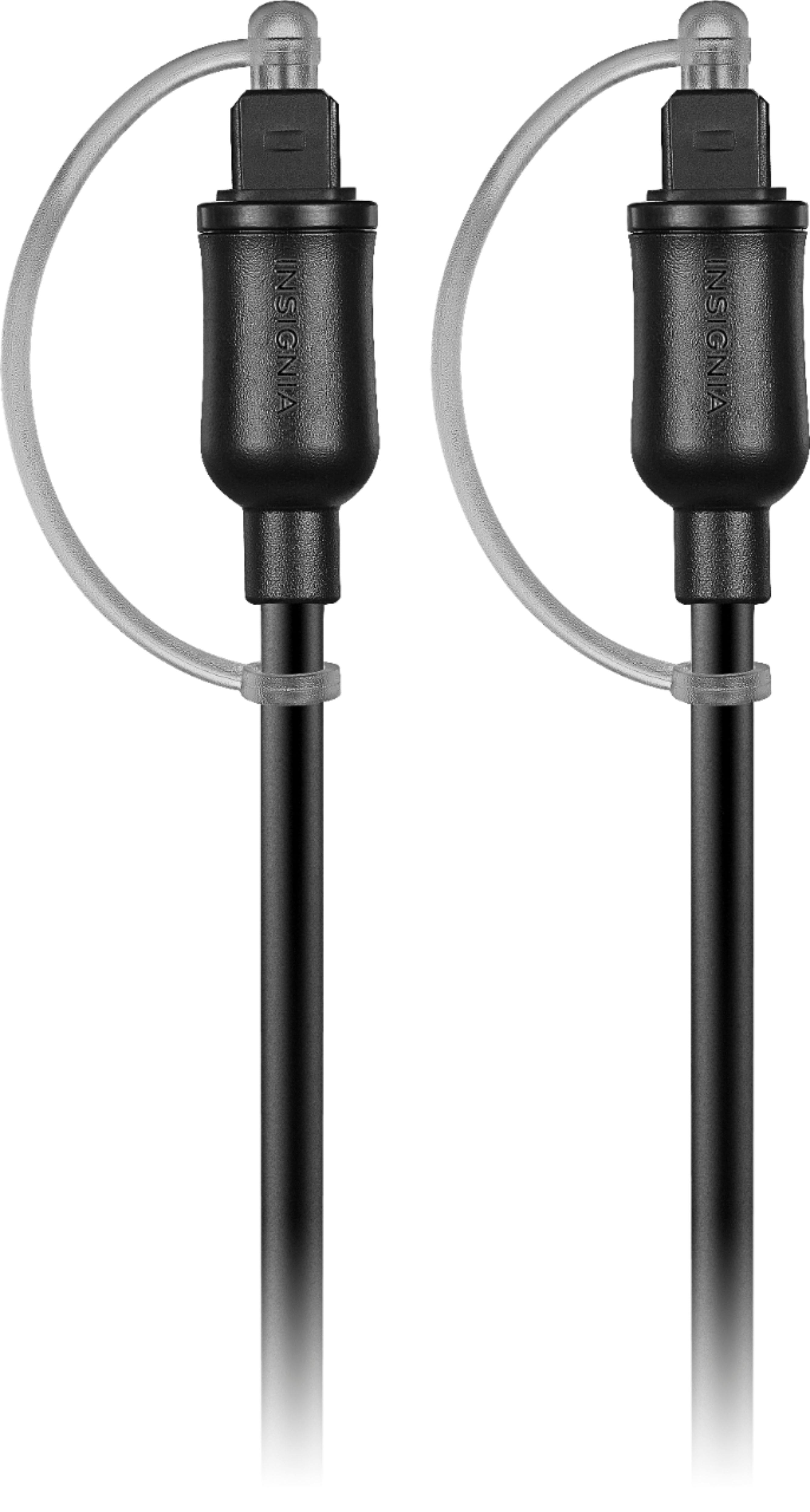 Front. Insignia™ - 6' Toslink Optical Audio Cable - Black.