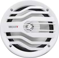 MB Quart - NAUTIC 6-1/2" 2-Way Marine Speakers with Composite Polypropylene Cones (Pair) - White - Front_Zoom