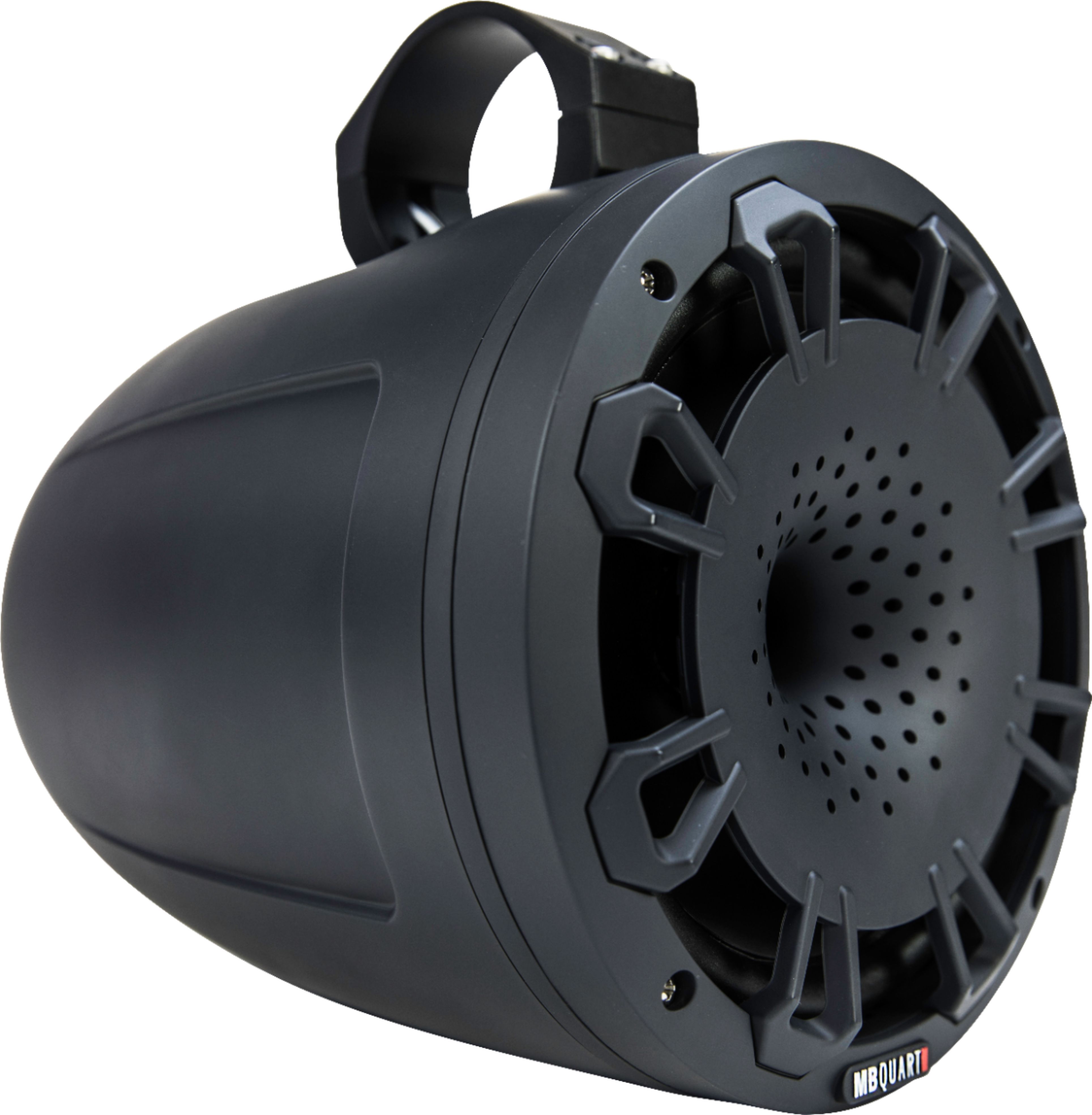 Angle View: MB Quart - 8" 2-Way Marine Speaker with Composite Polypropylene Cones (Pair) - Black