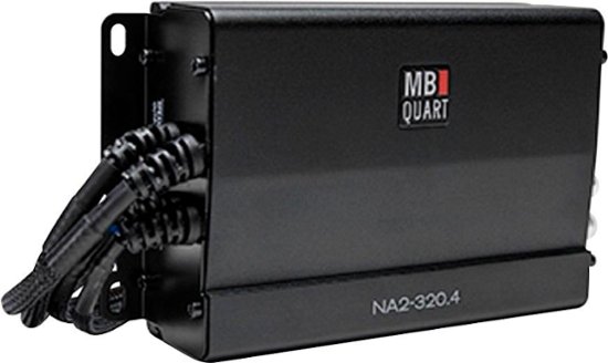 Front Zoom. MB Quart - Powersports 320W Class D Digital Multichannel MOSFET Amplifier with Selectable Bass Boost - Black.