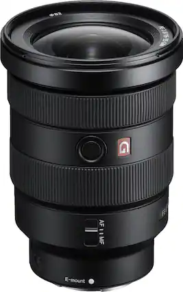 Front. Sony - G Master FE 16-35mm f/2.8 GM Wide Angle Zoom Lens for E-mount Cameras - Black.
