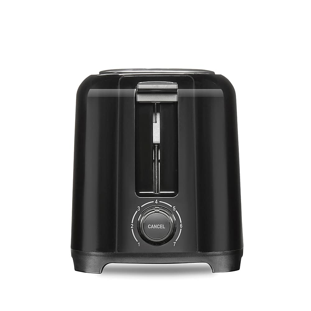 Front. Proctor Silex - Proctor Silex Wide-Slot 2 Slice Toaster, Black, 22215PS - BLACK.