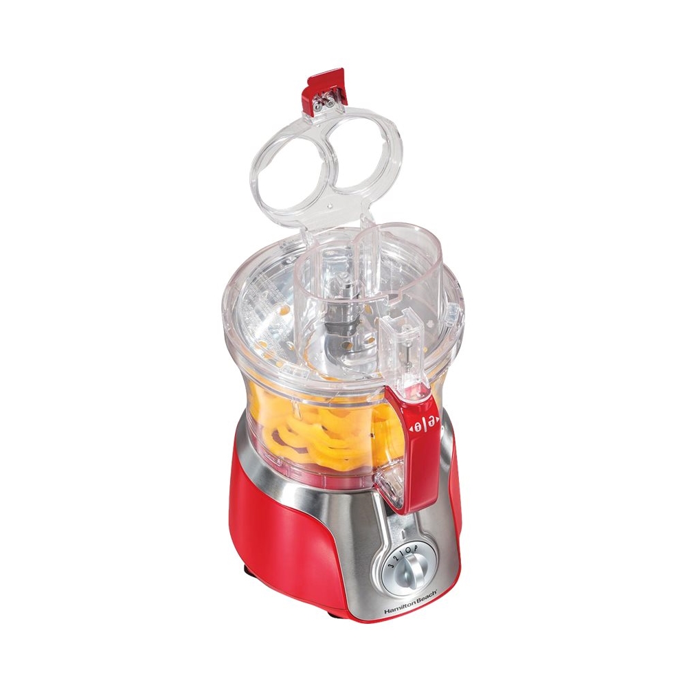 UPC 040094705764 product image for Hamilton Beach - Big Mouth 3-Speed Food processor - Red/silver | upcitemdb.com