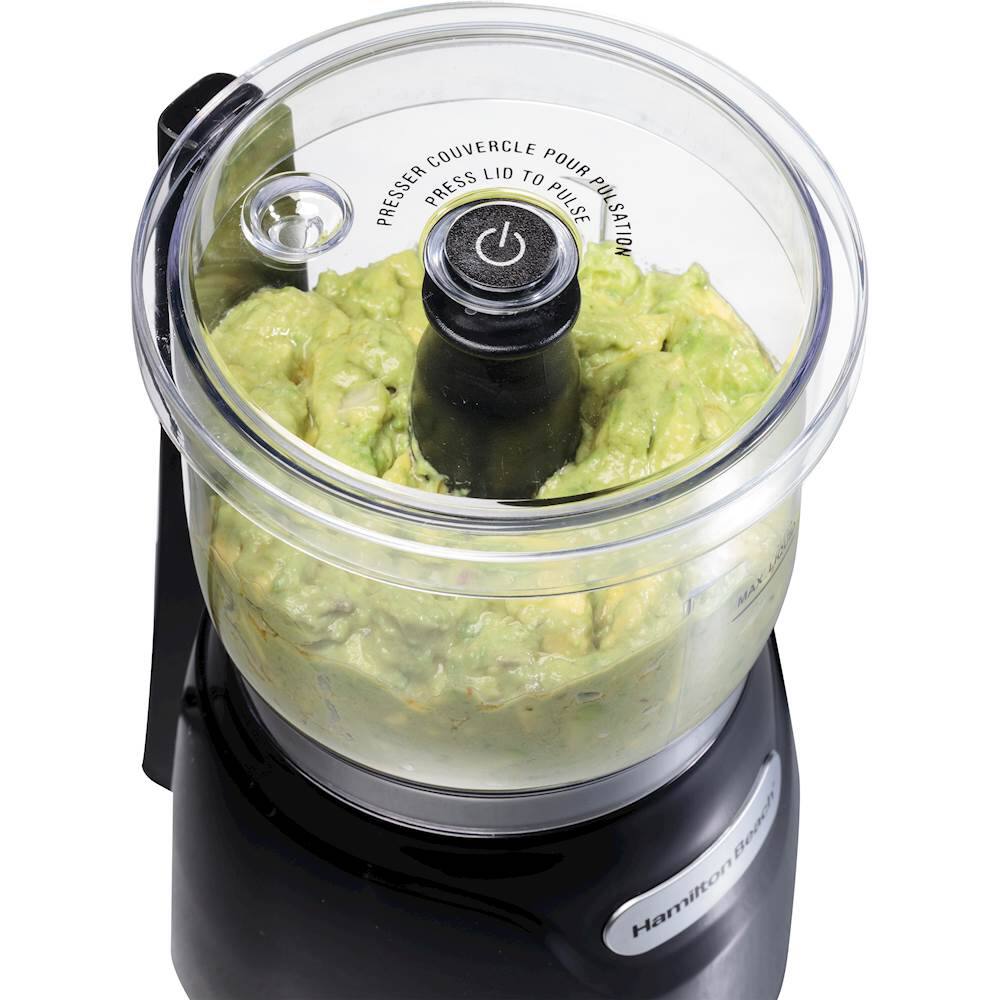 Alt View 14. Hamilton Beach - Stack & Press 3-Cup Food Chopper - Black.