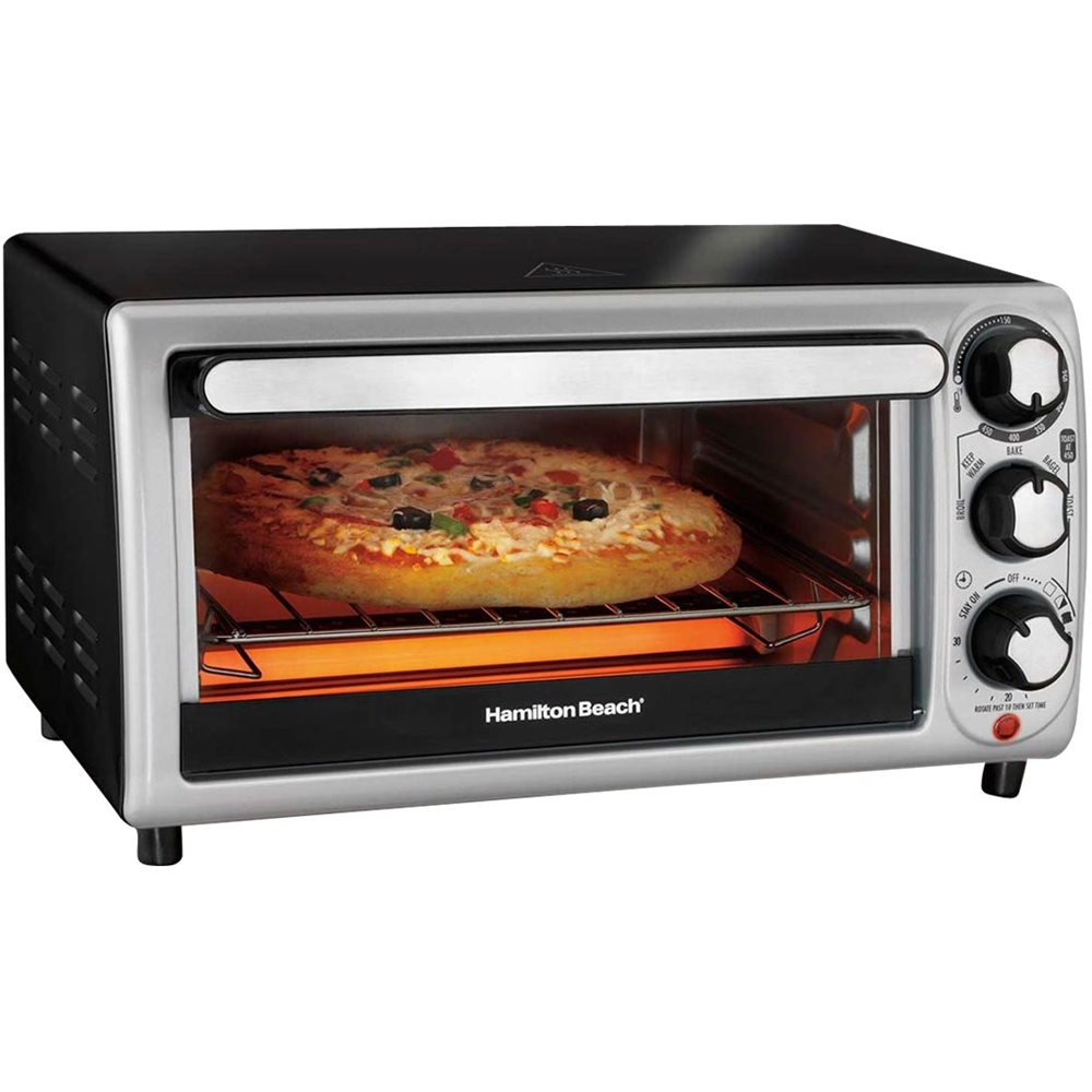 Hamilton Beach 4-Slice Black Toaster Oven ( at