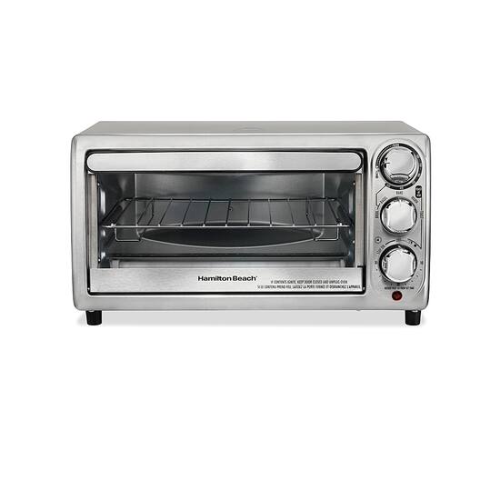 Hamilton Beach 4 Slice Toaster Oven Stainless Steel 31143 Best Buy
