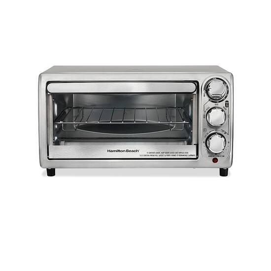 Saouot Toaster Ovens Countertop Toaster Oven & Pizza Maker Large 4-Slice  Capacity Stainless Steel 12 Liters Small - Shopping.com