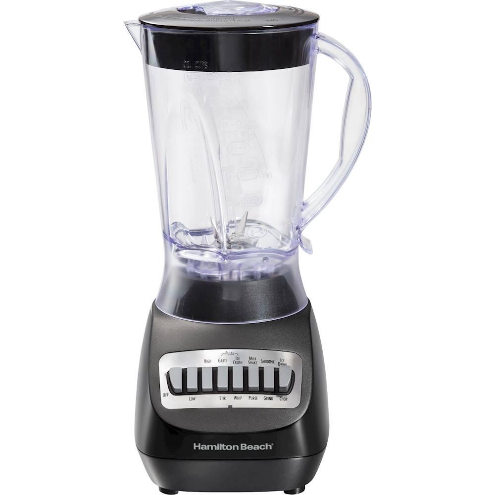 Front. Hamilton Beach - 10-Speed Smoothie Blender - Black.