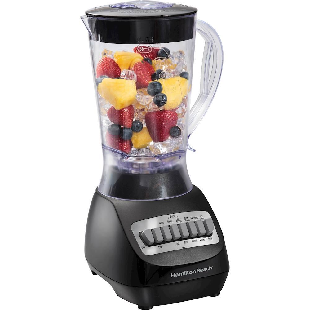 Alt View 11. Hamilton Beach - 10-Speed Smoothie Blender - Black.