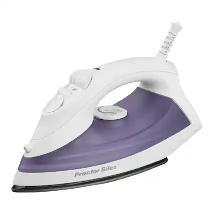 Angle. Proctor Silex - Steam Iron - Purple.