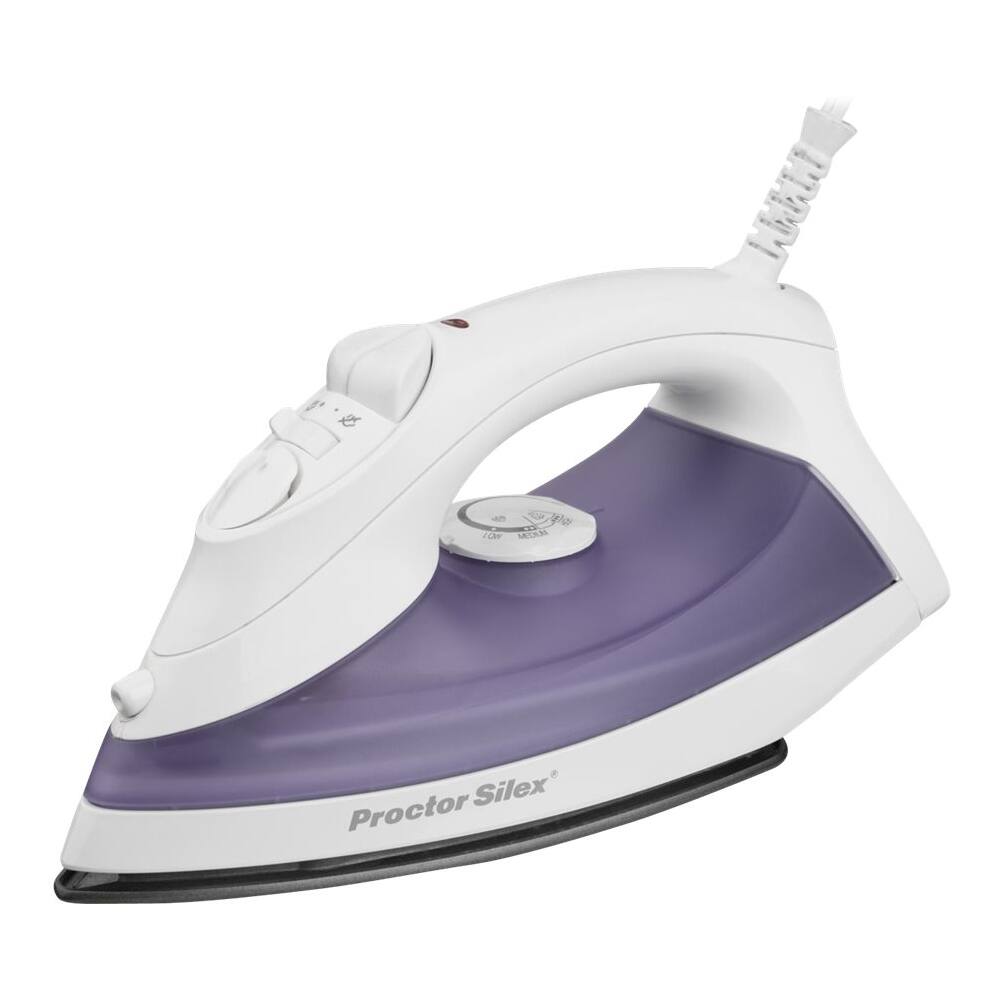 Angle. Proctor Silex - Steam Iron - Purple.