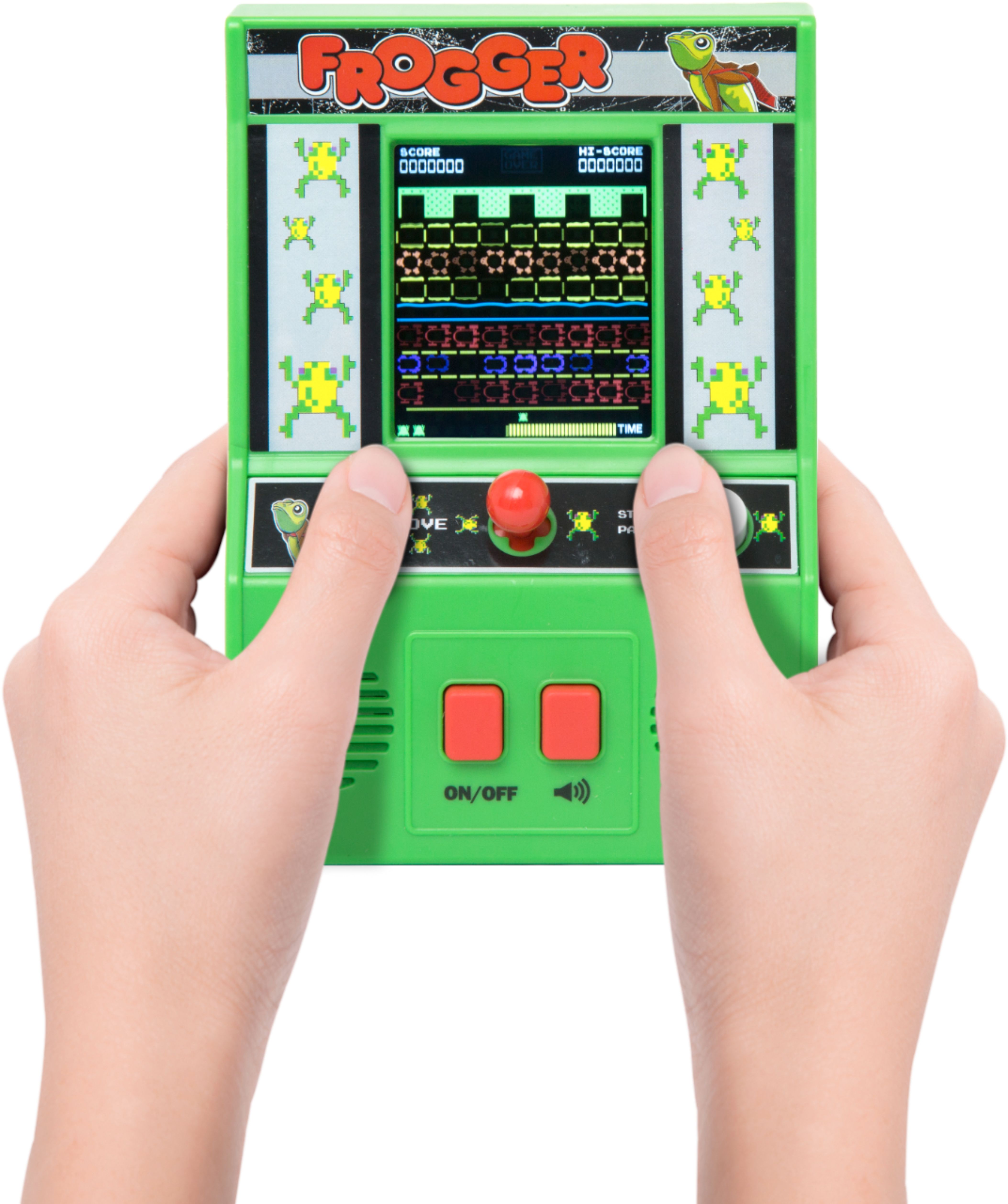Best Buy: The Bridge Direct Frogger® Mini Arcade Game Green/Black 